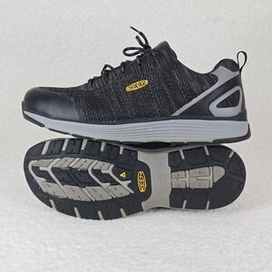 Keen Utility Vista Energy Mens 13D Black Work Shoes ASTM F2413-18 EH 1021345